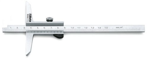 Beta 1656 Mélységmérő rozsdamentes acélból, tokban, pontosság 0.02 mm 300mm