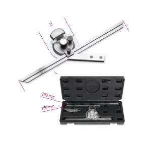   Beta 1678/C3 Dőlésszögmérő, rozsdamentes acélból, kemény dobozban