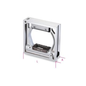   Beta 1699Q 150 Precíziós keretes vízmérték, vasöntvény, 2 prizmaalakú és 2 köszörült lapos alappal, 2 törésbiztos libella, pontosság: 0.05 mm/m 150mm