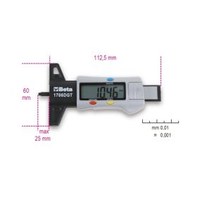 Beta 1706DGT Digitális gumiprofil-mélységmérő