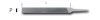 Beta 1718A8/P Lapos egyengető reszelő markolat nélkül 200mm