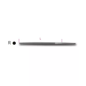   Beta 1718D6/R Kerek nagyoló reszelő markolat nélkül 150mm