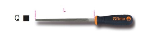 Beta 1719BMA12/Q Szögletes egyengető reszelő markolattal 300mm