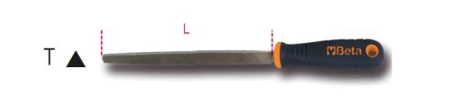 Beta 1719BMA12/T Háromszög egyengető reszelő markolattal 300mm