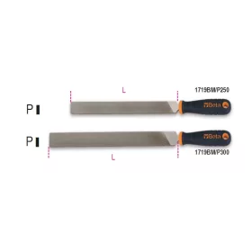 Beta 1719BMB/P 250 Laposreszelő, műanyag nyéllel 250mm