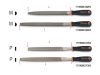 Beta 1719BMC/P 250 Laposreszelő, műanyag nyéllel 250mm