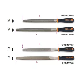 Beta 1719BMC/P 250 Laposreszelő, műanyag nyéllel 250mm