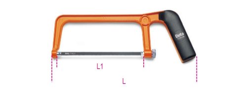 Beta 1725CR Mini fűrész, lakkozott alumíniumból 150mm