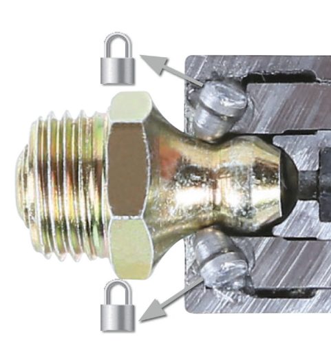 Beta 1750TLA Nagynyomású 6 tűs önzáró hosszú zsírzófej