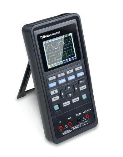 Beta 1760DGT/2 Digitális hordozható multiméter gépkocsikhoz, 2-csatornás oszcilloszkóppal és hullámgenerátorral