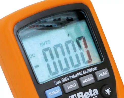 Beta 1760/RMS Ipari digitális multiméter pontos és robusztus, extrém körülmények között használható, 6 mm-es csúszás- és ütésálló külső gumiburkolattal