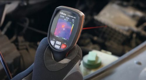 Beta 1760TMC Infravörös hőkamera Kompakt hőkamera érintésmentes hőmérséklet méréshez, alkalmazható az építőiparban, mechanikus, elektromos és fűtőberendezéseknél