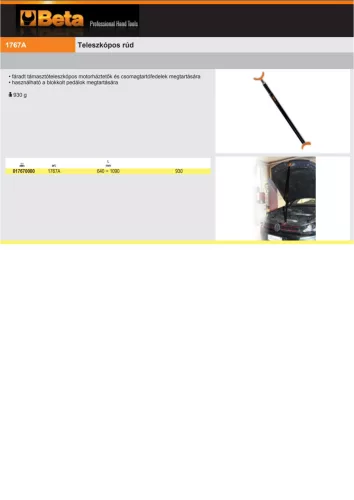 Beta 1767A Teleszkópos rúd