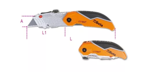 Beta 1777BMT Dekorkés egyenes pengével