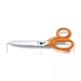 Beta 1784 Erősített olló, nyél PVC-bevonattal 175mm