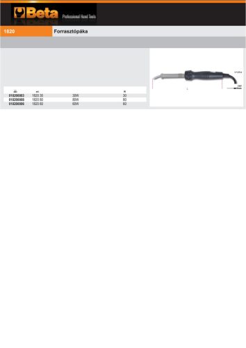 Beta 1820 60 Forrasztópáka 60W