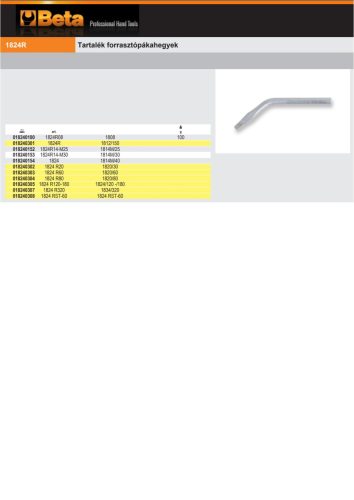 Beta 1824R 14-M40 Tartalék forrasztópákahegy