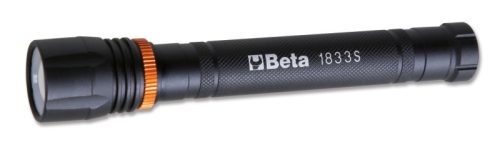 Beta 1833S LED zseblámpa intenzív fényerővel, robusztus eloxált alumíniumból, 500 lumenig