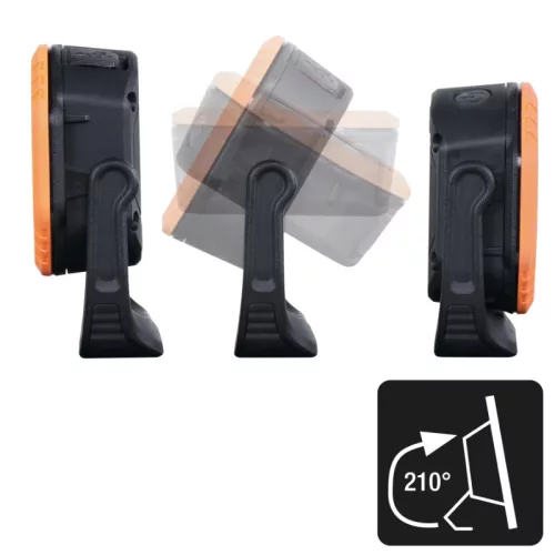 Beta 1838POCKET Csuklós LED zsebreflektor kettős világítással és vezetéknélküli töltővel