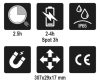 Beta 1838SLIM Tölthető csuklós keskeny 3-LED-es szerelőlámpa