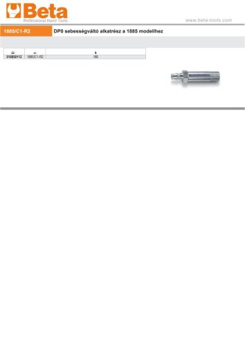 Beta 1885/C1-R2 DP0 sebességváltó alkatrész a Beta 1885 modellhez