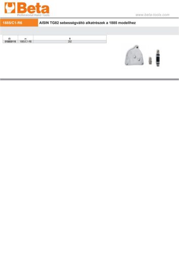Beta 1885/C1-R6 AISIN TG82 sebességváltó alkatrészek a Beta 1885 modellhez