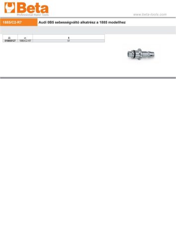 Beta 1885/C2-R7 Audi 0B5 sebességváltó alkatrész a Beta 1885 modellhez