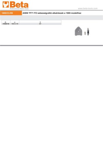 Beta 1885/C3-R9 AISIN TF71 FO sebességváltó alkatrészek a Beta 1885 modellhez