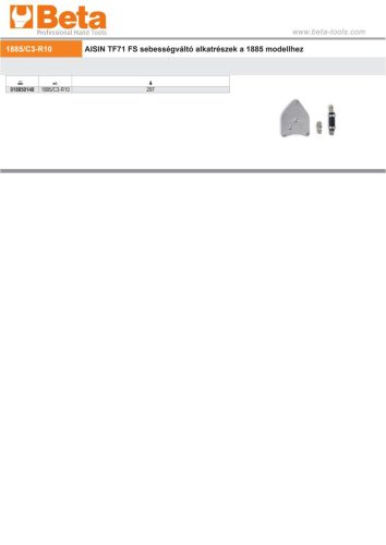 Beta 1885/C3-R10 AISIN TF71 FS sebességváltó alkatrészek a Beta 1885 modellhez