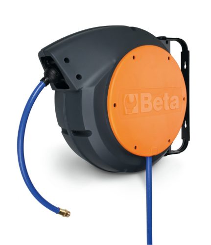 Beta 1900M 10X15 Automatikus rugós tömlődob ütésálló műanyag test, levegőhöz és vízhez 15m 10/15mm
