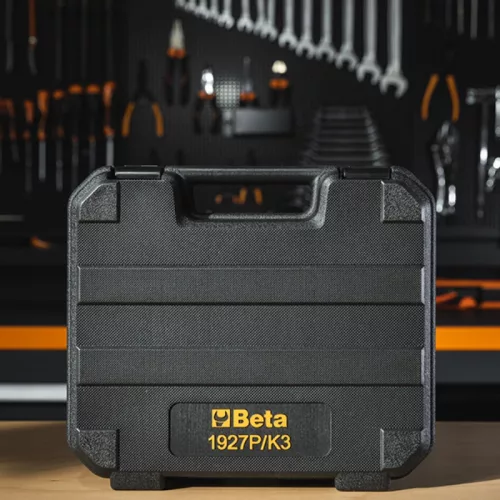 Beta 1927P/K3 Irányváltós ütvecsavarozó kompozit anyagból, 3 gépi dugókulccsal 1/2"