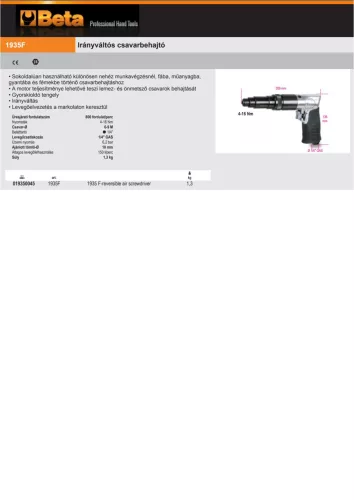 Beta 1935F Irányváltós csavarbehajtó