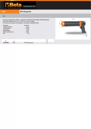 Beta 1947 KIT-kinyomó