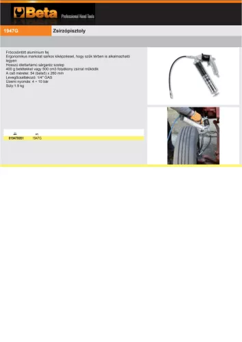 Beta 1947G Zsírzópisztoly