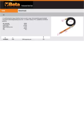 Beta 1948 Gravírozó