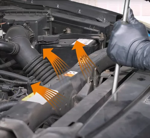 Beta 1949R Lefúvató pisztoly gépjármű radiátorok tisztításhoz