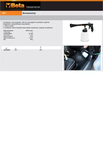 Beta 1951 Mosópisztoly