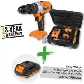   Beta 1972/K20-4AH+2AH 20V ütvefúró készlet + 2 Ah akkumulátor