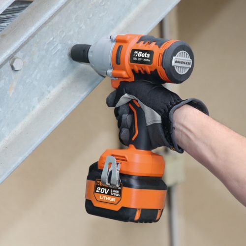 Beta 1984/K1200 Irányváltós ütvecsavarbehajtó, 20 V, szénkefe nélküli motor, 1/2” csatlakozó - 1000 Nm