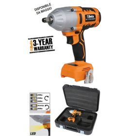   Beta 1984 20V/600BMC Irányváltós ütvecsavarbehajtó 20 V, SZÉNKEFE NÉLKÜLI motor, 1/2" csatlakozó - 600 Nm