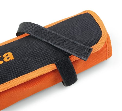 Beta 2002/BV9 Tartós poliészterből készült összetekerhető 9 zsebes szerszámtok, ÜRES