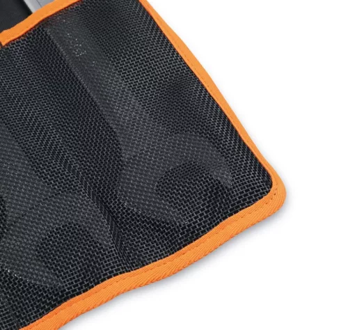 Beta 2002/BV13 Tartós poliészterből készült összetekerhető 13 zsebes szerszámtok, üres