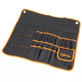   Beta 2002/BV42 Tartós poliészterből készült összetekerhető 42 zsebes szerszámtok, üres