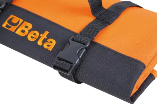 Beta 2002/BV42 Tartós poliészterből készült összetekerhető 42 zsebes szerszámtok, üres