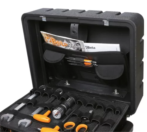 Beta 2037/TV polipropilén húzható szerszámtartó táska 4 elforduló kerékkel ÜRES