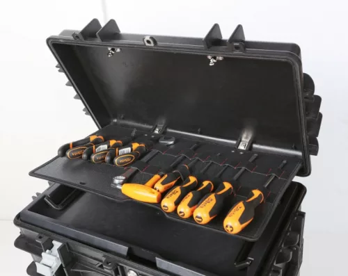 Beta 2114VU/M 4 fiókos polipropilén húzható szerszámtartó táska, ÜRES