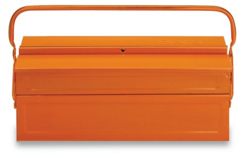 Beta C19L Háromrekeszes szerszámos láda, fémlemez 550x200x160mm ÜRES