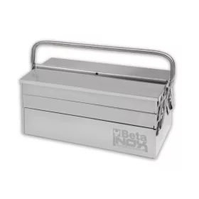   Beta C20TSS Ötrekeszes szerszámos láda AISI 304 rozsdamentes acélból 450x200x210 mm ÜRES