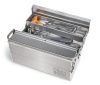 Beta C20TSS Ötrekeszes szerszámos láda AISI 304 rozsdamentes acélból 450x200x210 mm ÜRES