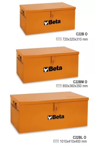 Beta C22BO Szerszámláda acéllemezből 720x320x310 mm ÜRES